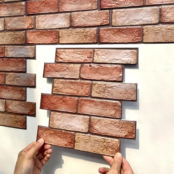 1-40 adet 3D duvar çıkartmaları PVC Kendinden yapışkanlı Duvar Kağıtları Kabuğu ve Sopa Duvar Sticker Mutfak Yemek TV Arka Plan Ev Dekor