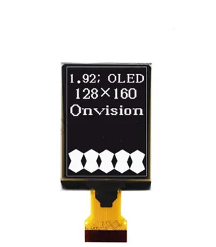 1.92 inç OLED ekran 128x160 nokta vuruşlu LCD HD endüstriyel OLED SH1108 sürücü