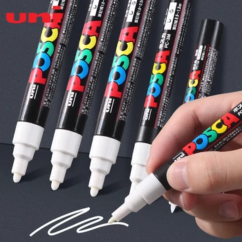1 adet UNİ Posca Graffiti Reklam işaretleyici kalem PC-1M 3M 5M Graffiti Akrilik İşaretleyici POP Poster Kalem/kalıcı Boya Kalemleri