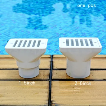 1 adet yüzme havuzu çıkışı yüzme havuzu açık su projesi kapalı lavabo havuzu pompası tahliye tapası adaptörü süzgeç 1.5 / 2 inç