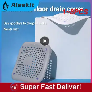 1 ~ 8 ADET Saç Filtresi Lavabo Anti engelleme Süzgeç Küvet Duş Zemin tahliye tapası Silikon Mutfak Deodorant Fiş Banyo