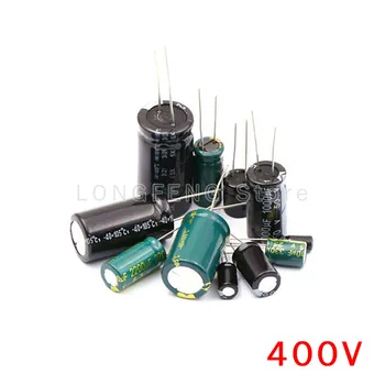 10 ADET 400V47uF 47UF 400V Plug-in Alüminyum elektrolitik kondansatör