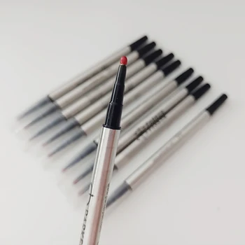 10 Adet PARKER Değiştirilebilir Metal Kalem Yedekler 0.5 mm Özel Ofis İş Roller Kalem Dolum Çubukları Ofis Kırtasiye için