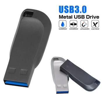 10 ADET USB flash sürücü 3.0 Yüksek Hızlı Pendrive 128 GB 64 GB 32 GB 16 GB Cle USB 3.0 Flash Pendrive 128 GB Metal 3.0 çubuk kalem bellek