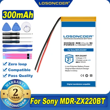 100 % Orijinal LOSONCOER YENİ 300mAh Pil Sony MDR-ZX220BT Bluetooth kulaklık