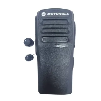 10X Siyah Renk konut kabuk ön kasa ses ve kanal kolları motorola XIR P3688 DP1400 DEP450 walkie talkie
