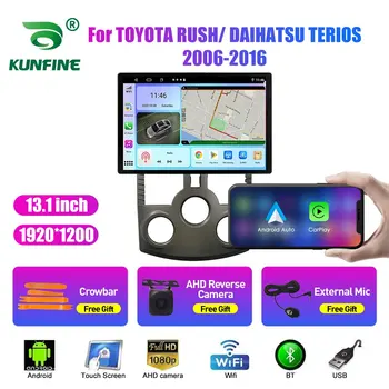 13.1 inç Araba Radyo TOYOTA RUSH DAİHATSU 06-16 araç DVD oynatıcı GPS Navigasyon Stereo Carplay 2 Din Merkezi Multimedya Android Otomatik