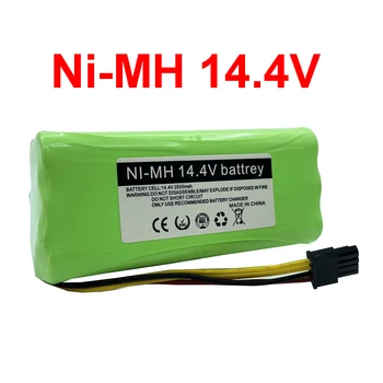 14.4 V Ni-Mh AA şarj edilebilir pil Paketi 2500 MAH için Ecovacs Deebot Deepoo X600 ZN605 ZN606 ZN609 Midea Redmond Elektrikli Süpürge