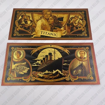 1912-Titanic-Gold-silver-Plated-Challenge-Coin-Gold-Foil-Commemorative-Banknotes-Memory-Victims-Souvenir-Gifts-for