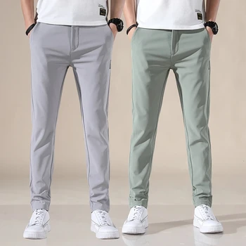 2023 İlkbahar ve Sonbahar erkek Golf Pantolon Yüksek Kaliteli Esneklik Moda Rahat Nefes Pantolon