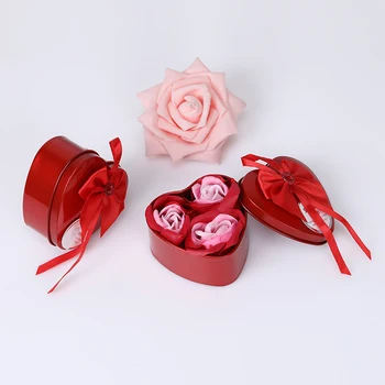 3 Adet Muhteşem Şey Sıcak Kalp Kokulu Banyo Vücut Petal Gül Çiçek Sabun Düğün Dekorasyon Hediye Konuk İçin En İyi Düğün hediye keseleri