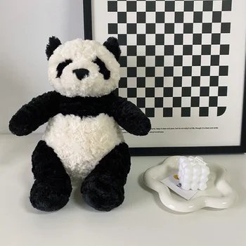 35/45cm Yumuşak Güzel Panda Bebek Doldurulmuş Hayvan Sevimli Panda peluş oyuncak Yatıştırmak Uyku Peluş Doğum Günü Hediyeleri Çocuk Çocuklar İçin