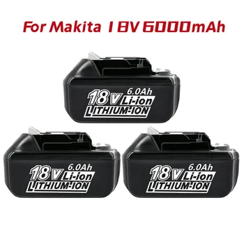 3Pack 6,0 Ah BL1850 Ersatz Batterie für 18V Makita Batterie, lithium-ion Batterie für Makita 18v batterie BL1840 Bl1830 Bl1860