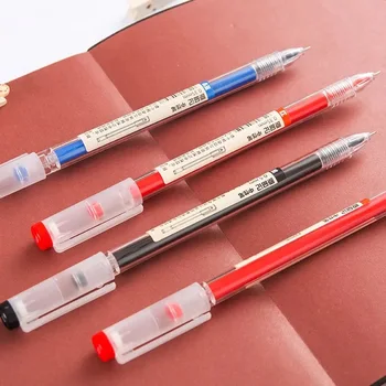 6 ADET 0.35 MM Mavi Siyah Kırmızı Jel kalem mürekkebi Yedekler Çubuklar Gelpen Okul Ofis Sınavı Malzemeleri Kırtasiye Kırtasiye Kawaii Kalemler