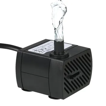 AC 220 V 3 W AB Tak Dalgıç akvaryum için su pompası Çeşme Hava Balık Gölet tank filtresi Balık Gölet Akvaryum Bahçe Çeşme