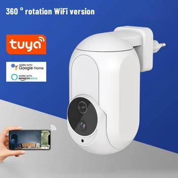 Akıllı Yaşam Tuya Kameralar 360 Derece Wifi gözetim kameraları Gece Görüş 1080p Monitör Wifi Survalance Kamera Güvenlik