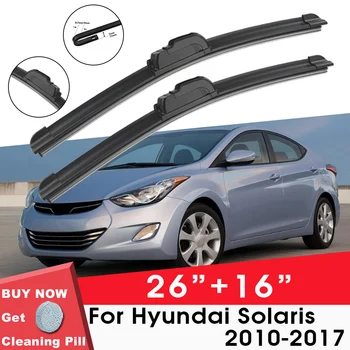 Araba Bıçak Ön Cam Ön Cam Kauçuk Silikon Jel Dolum Silecek Hyundai Solaris 2010-2017 İçin 26