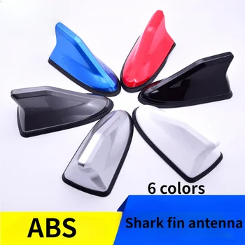 Araba Köpekbalığı Yüzgeci Dekoratif Anten Kapağı, Hiçbir Delik Delme Araba Radyo sinyal anteni, 6 Renk Herhangi Bir Seçim Evrensel Araba Anteni