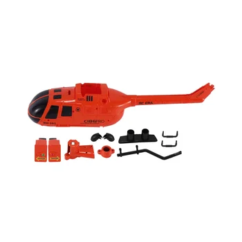 C186 C - 186 Pro Kabuk yatak örtüsü seti RC Helikopter Uçak Drone Yedek parça Yükseltme Aksesuarları, Turuncu