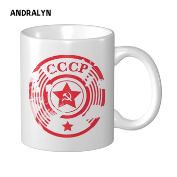 Cccp Kupa 330 ml Seramik Yaratıcı Süt Çay Kahve Kupalar Komik Arkadaşlar Doğum Günü Hediyesi