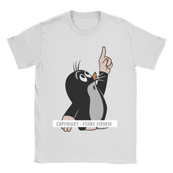 Erkek T-Shirt Köstebek İşaretleme Komik Tişört Camisas Hombre 3D Baskılı Krtek Küçük Maulwurf Sevimli Grafik T Shirt Erkekler En İyi Hediye