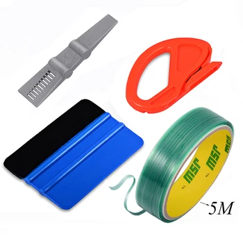 FOSHIO Vinil Şal Bıçaksız Bant Plastik Silecek Trim Aracı Kiti Karbon fiber film Araba Sticker Sökücü Pencere Tonu Kazıyıcı Kesici