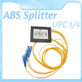 FTTH ABS Ayırıcı SC / UPC 1x4 Kaset Fiber Ayırıcı Pigtail Ayırıcı 1/4 PLC Ayırıcı Fiber Optik Konektör