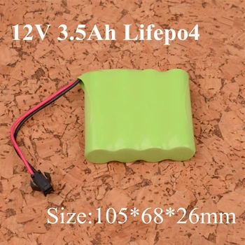 Gerçek Kapasite Lifepo4 4s 12.8 V Pil 26650 3500mAh Bateria 26650 3300mah 12v Korumalı PCB ile 18650 3500mah Güç Araçları