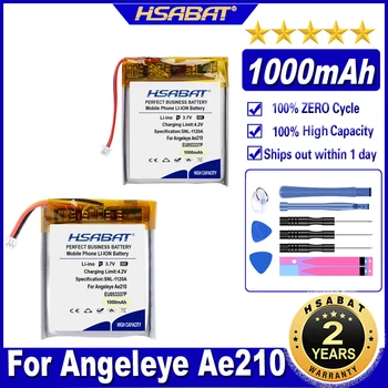 HSABAT Ae210 için 1000mAh Pil bebek izleme monitörü akıllı saat Hoparlör Angeleye Ae210 Video NannyCam H32 EU053337P Piller