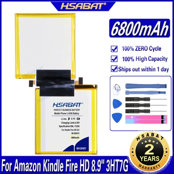 HSABAT S2012 - 002 6800mAh Pil için AMAZON 3HT7G Kindle Yangın HD 8.9 KİNDLEFİREHD89 KİNDLEFİREHD894G 58-000015 S2012-002-D