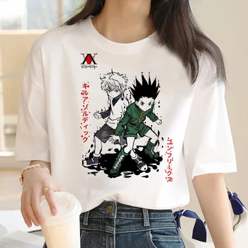 Hunter x Hunter t-shirt kadın komik manga komik t-shirt kadın harajuku giyim