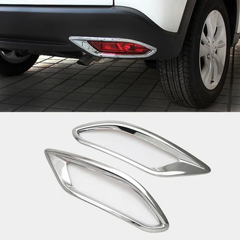 KARIN kasları!Honda HRV için HR-V Vezel 2014/15/16/17/18 Araba Aksesuarları Arka Reflektör Sis Lambası Lamba Kapağı Trim 2 adet