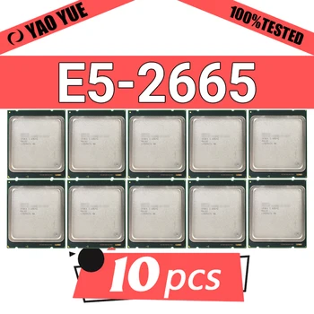 Kullanılan E5-2665 10 adet İşlemci 115 W 20 M Önbellek/2.4/GHz / 8.00 GT / s E5 2665 CPU LGA 2011