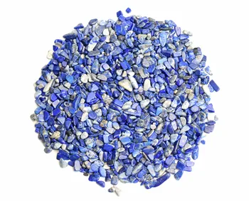 Küçük Boyutlu Toplu Doğal Lapis Lazuli Ezilmiş Taş Reiki Şifa Mineral Kristalleri Çip (100g ve 1/2 lb )