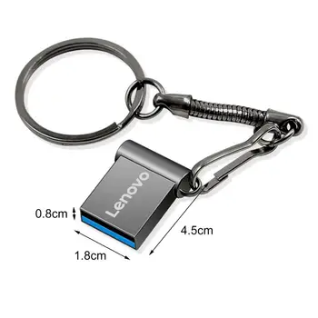 Lenovo U Disk Pratik USB 3.0 Mini çubuk kalem bellek Sıcak Tak Oyna Kalem sürücü USB 3.0 Flash Disk Depolama Aygıtı PC için