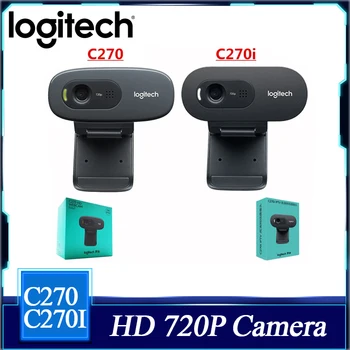 Logitech C270 / C270i HD Video 720 P Web Dahili Mikrofon USB2. 0 Bilgisayar Kamera USB 2.0 logitech Kamerası 100 % Orijinal Yeni