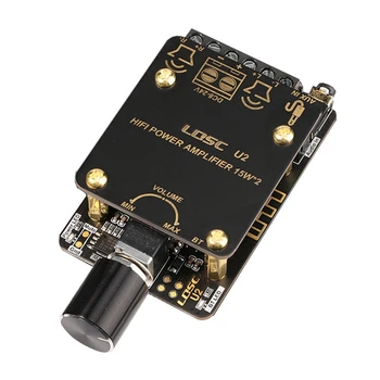 LQSC Mini PAM8620 Bluetooth 5.0 15Wx2 Çift Kanallı Stereo ses amplifikatörü Ses Kartı Amplificador Modülü Parçaları