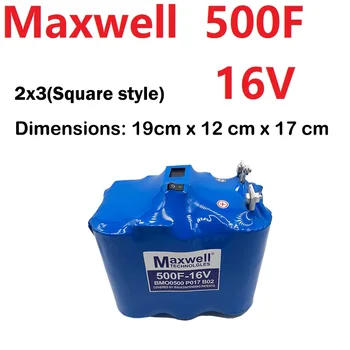 Maxwell 500F 16V Süper Farad Kapasitör Otomobil Doğrultucu 2.7 V 3000F, Dengeleme Kurulu, Voltaj Göstergesi, Ses Kondansatör