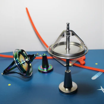 Metal Jiroskop Oyuncak Parmak Cayro Sihirli Anti-yerçekimi Mekanik eğitim ekipmanları elektrikli gyro