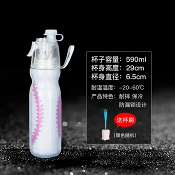 Misting Su Şişesi 2-in-1 Mist Ve Sıp Fonksiyonu İle Güvenli Sağlıklı Fincan Kullanımı kolay ve Temiz Hediye için Spor