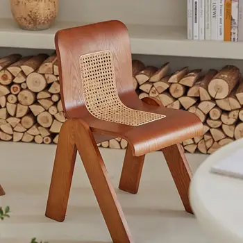 Modern katı ahşap yemek sandalyeleri Oturma Odası Mobilya mutfak sandalyesi Arkalığı Tasarım Eğlence Açık Avlu Sandalyeleri