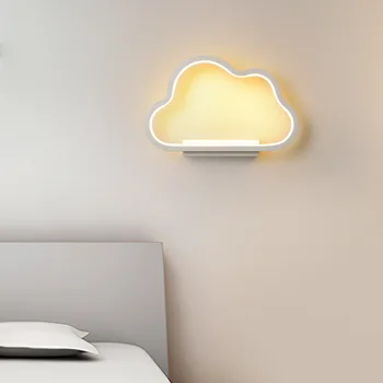 Modern Yaratıcı Bulut Duvar Lambası Minimalist Başucu Yatak Odası Koridor Merdiven Koridor Parlaklık Ev iç mekan aydınlatması sanat dekoru