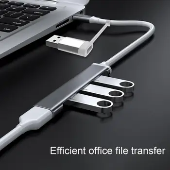 Multiport Kompakt Yüksek Hızlı İletim 5Gbps USB'den USB'ye Yerleştirme İstasyonu Yerleştirme İstasyonu Bilgisayar Aksesuarları