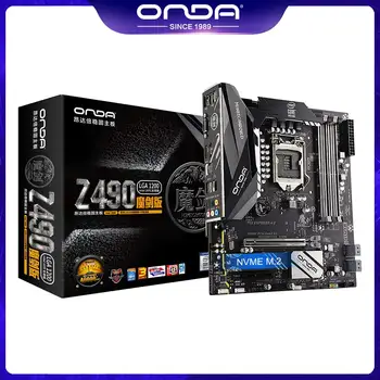 ONDA Sihirli Kılıç Z490 Anakart INTEL LGA1200 DDR4 MATX PC Oyun Desteği Intel 10th Nesil CPU Coreı9 / Coreı7 / Coreı5 / Çekirdek