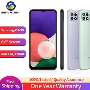 Orijinal Samsung Galaxy A22 A226B / DSN 5G Cep Telefonu Çift SIM 6.6