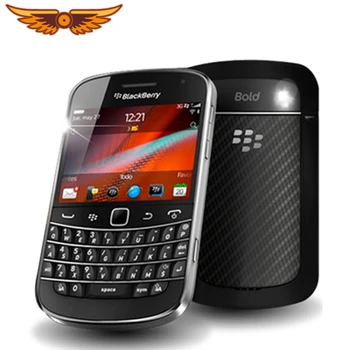 Orijinal Unlocked Blackberry 9900 WCDMA 3G QWERTY Klavye 8 GB ROM 5MP Bluetooth WIFI Cep Telefonu Ücretsiz Kargo