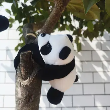 Peluş Panda Bilezik Vahşi Cumhuriyeti Huggers Panda Peluş Oyuncak Tokat Bilezik Dolması Hayvan Çocuk Oyuncakları Açık ağacı dekorasyon