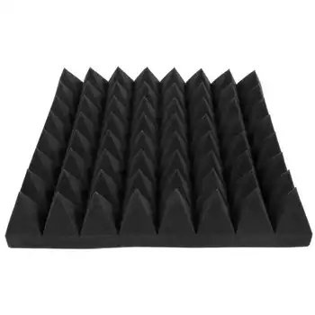 Piramit Akustik Köpük Akustik Köpük Panel Kayıt Stüdyosu için Yüksek Yoğunluklu Poliüretan