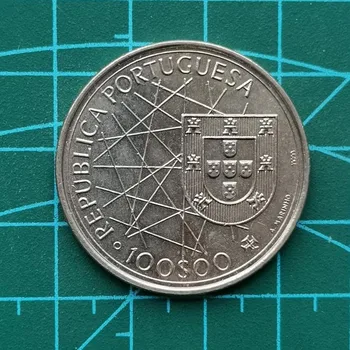 Portekiz 100 Escudos Keşfetmek Azor Hatıra Coin100 % Orijinal Sikke