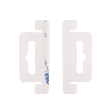 PVC Yuvası Delik Yapışkanlı Asmak Sekmeler Etiketleri Kanca Mal Paket Kutu Çanta Askıları Peghooks Ekran Mağaza Perakende Ekran
